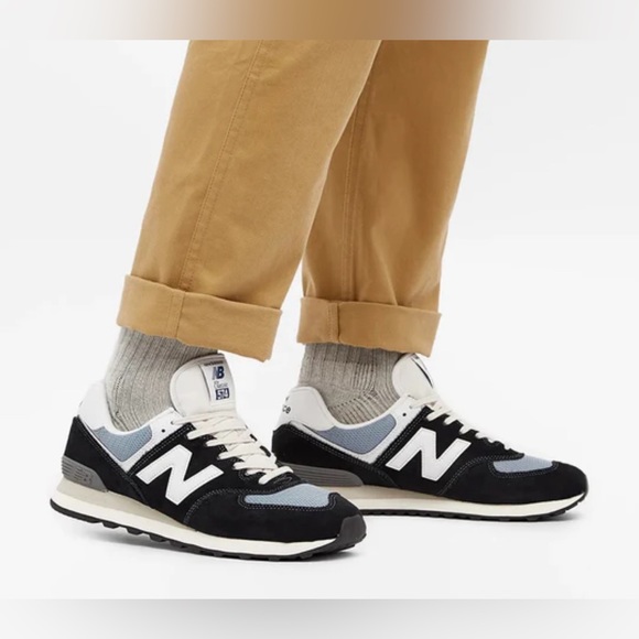 New Balance 574 'Black Reflection' ML574HF2 - Picture 8 of 12